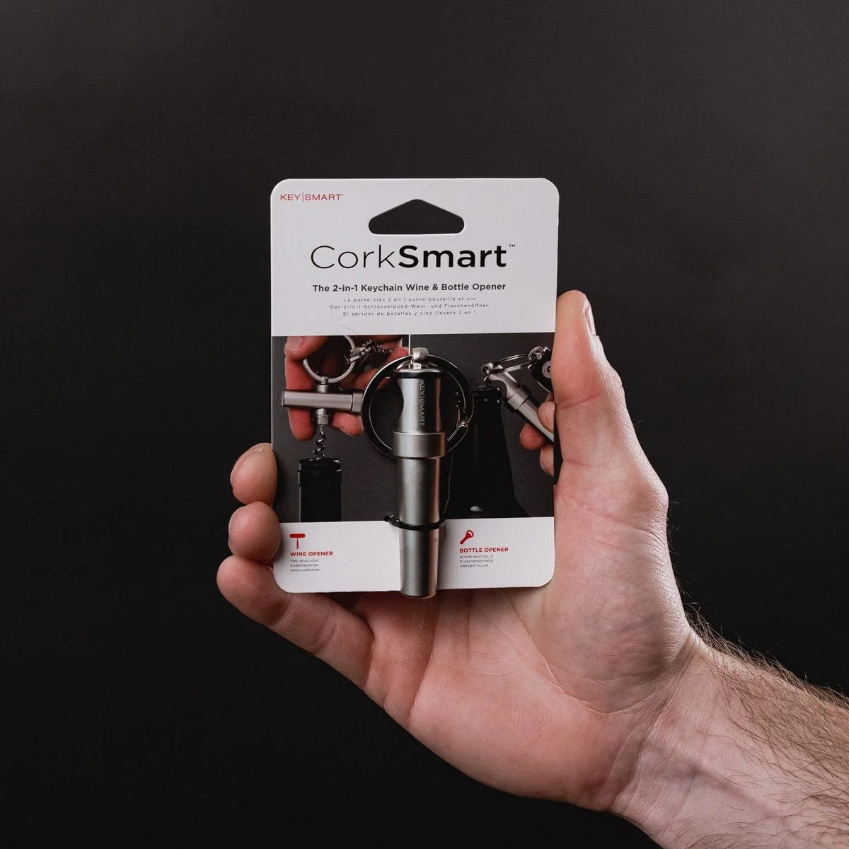 Keysmart Corksmart Bottle and Wine Opener - Image 3