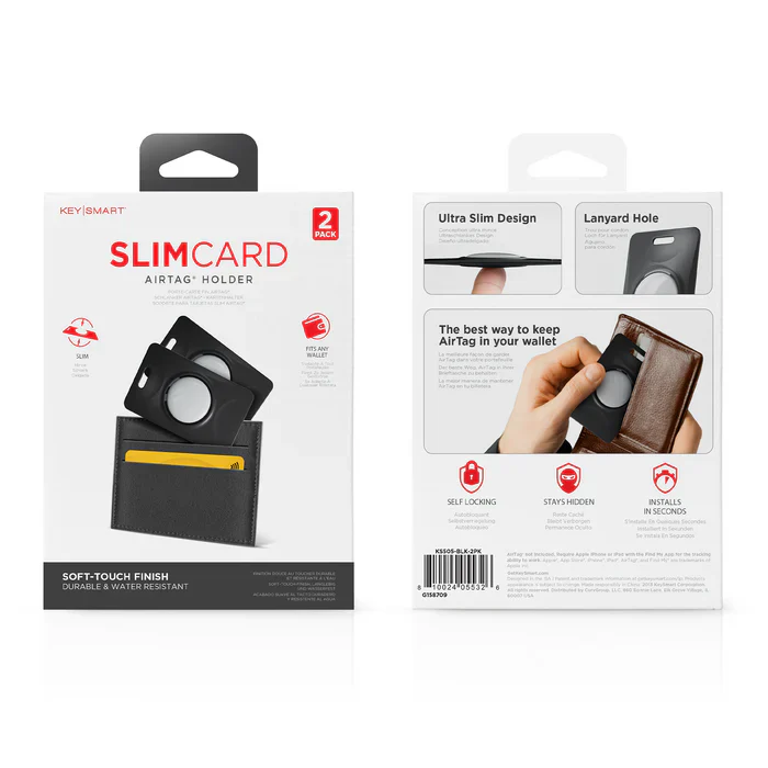 KeySmart SlimCard Black 2pk - Image 10