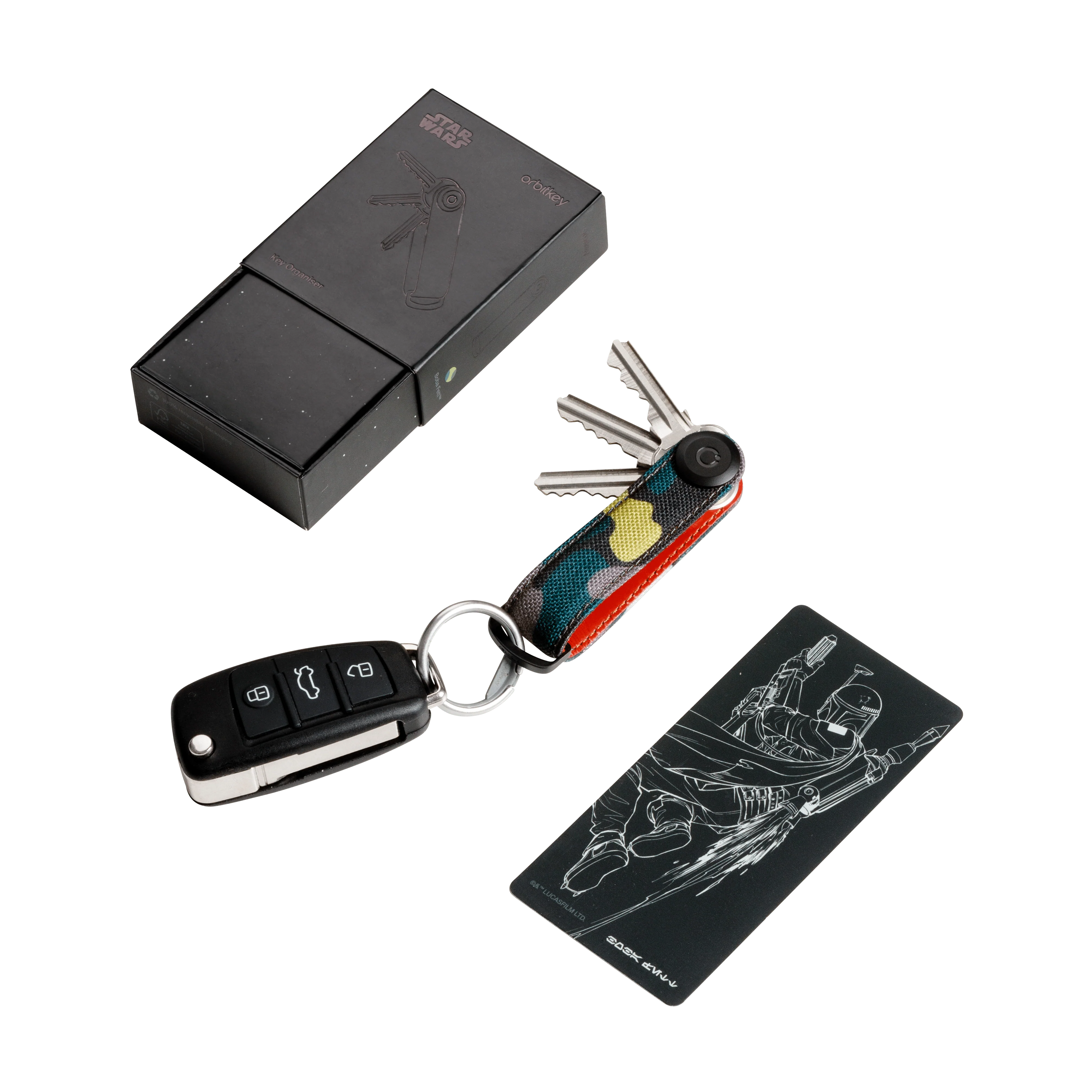 Star Wars™ | Orbitkey Nylon Key Organiser - Boba Fett™ - Image 2