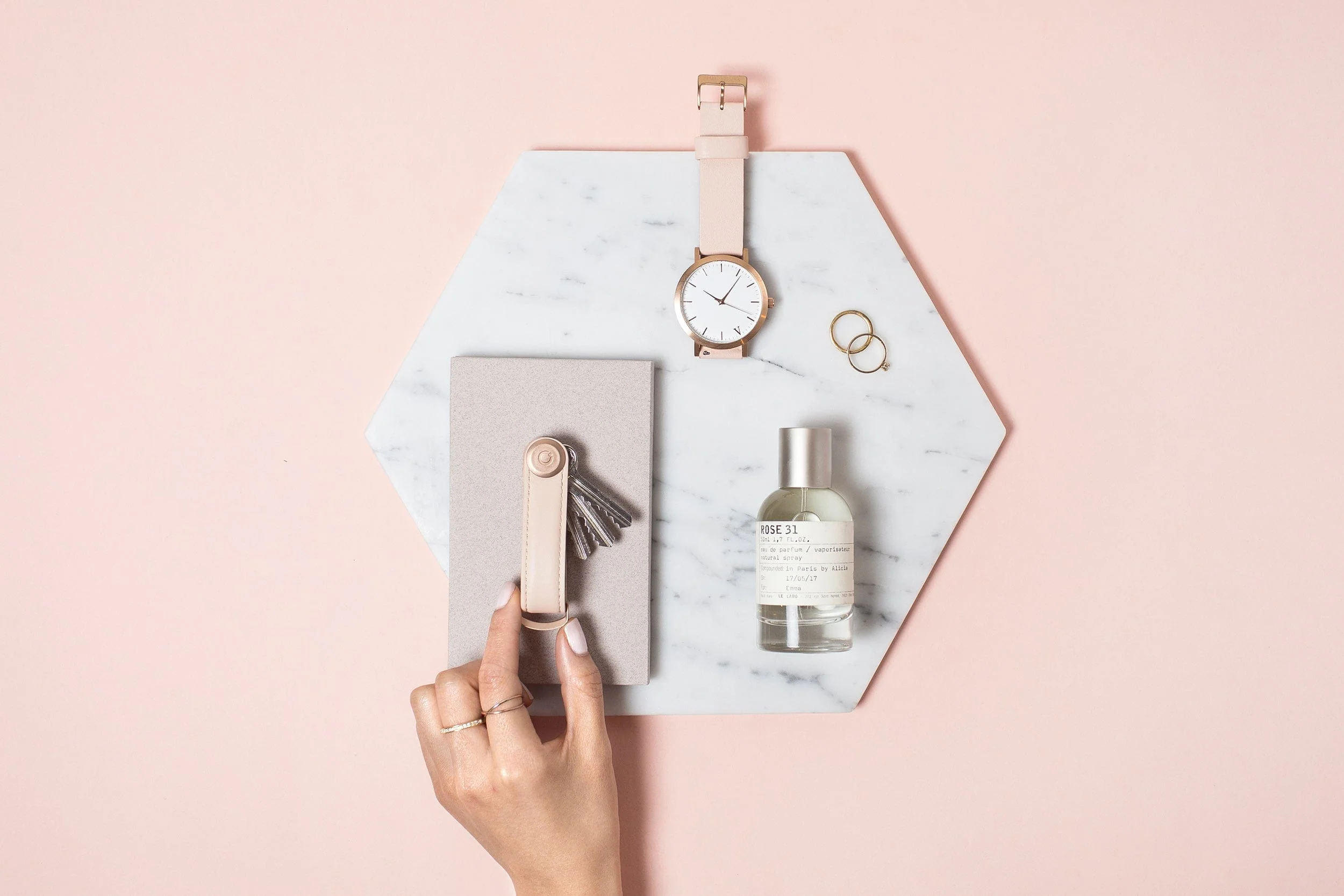 Orbitkey Leather 2.0 Rose Gold - Image 4