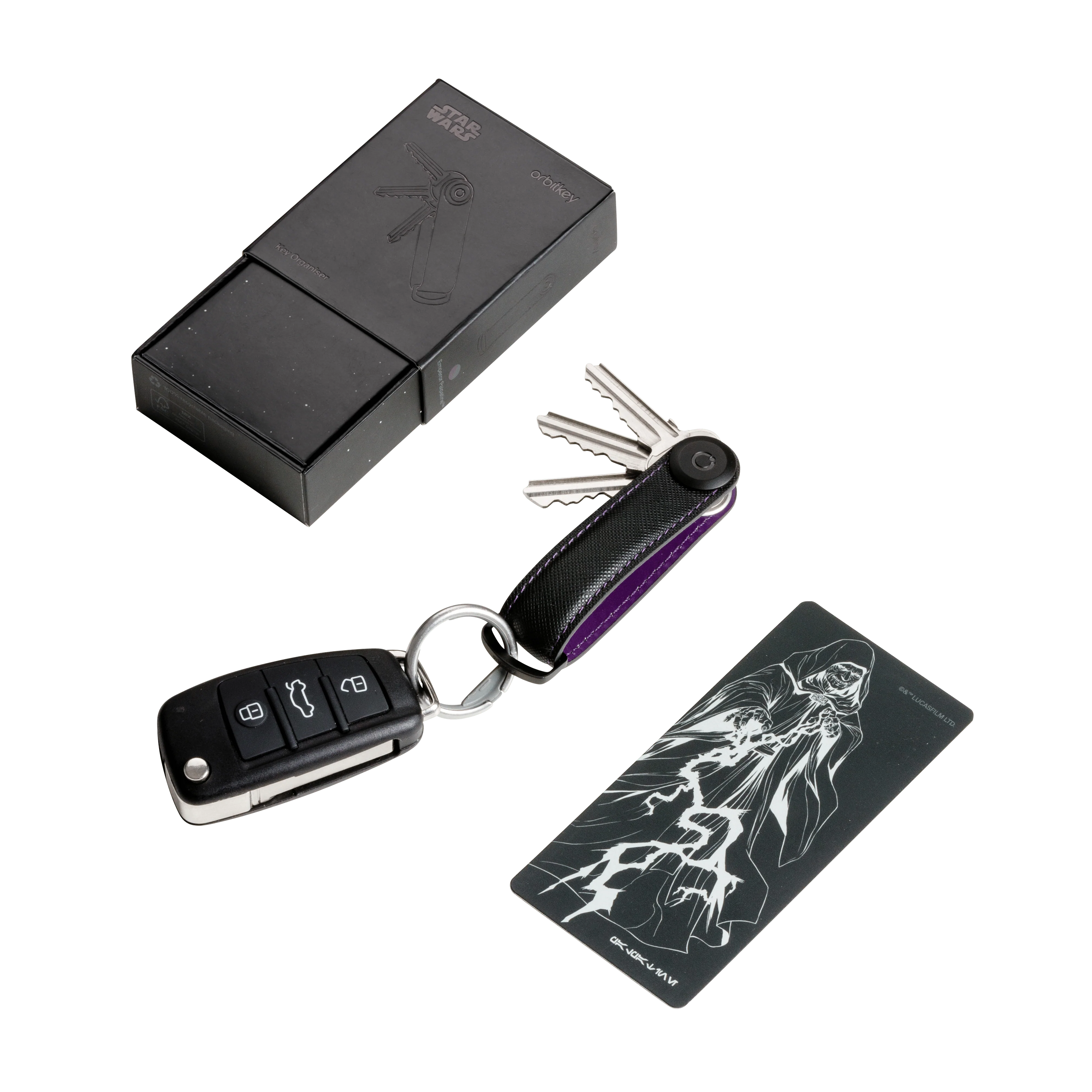 Star Wars™ | Orbitkey Saffiano Key Organiser - Emperor Palpatine™ - Image 2