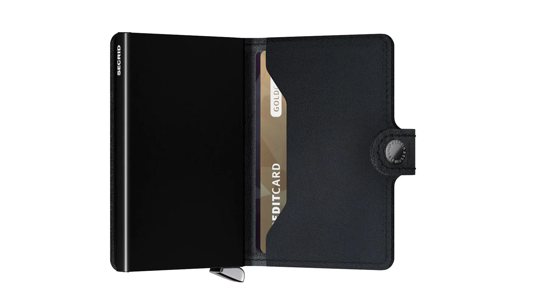 Secrid Premium Miniwallet Emboss Lines Black - Image 3
