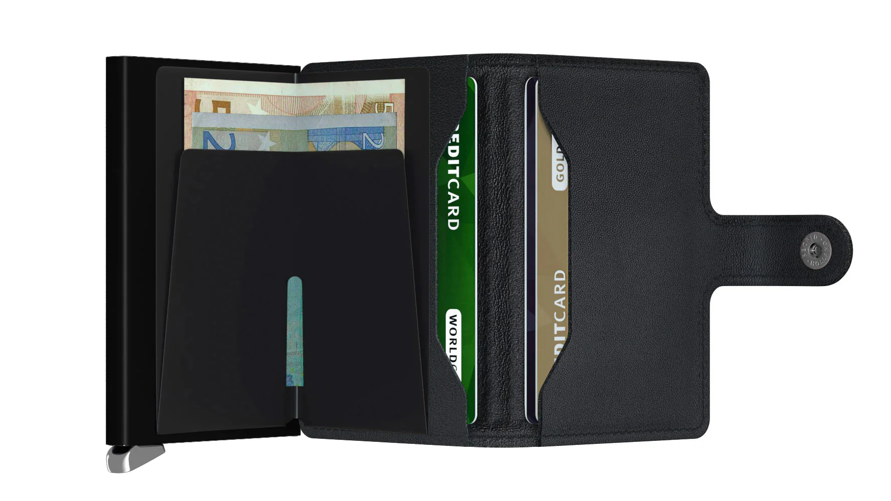 Secrid Premium Miniwallet Emboss Lines Black - Image 4