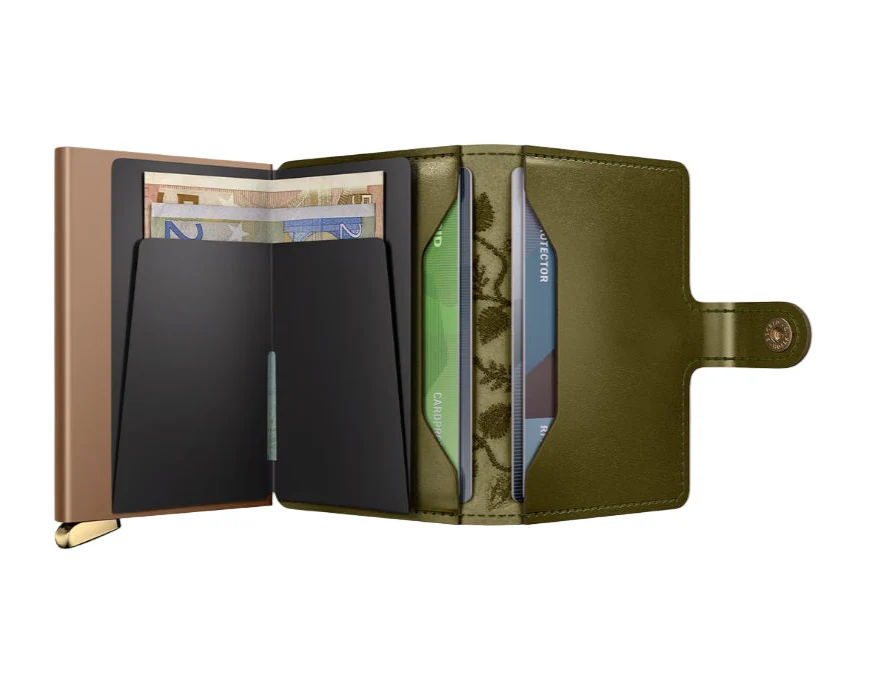 Secrid Premium Miniwallet Stitch Floral Leather+ - Image 3