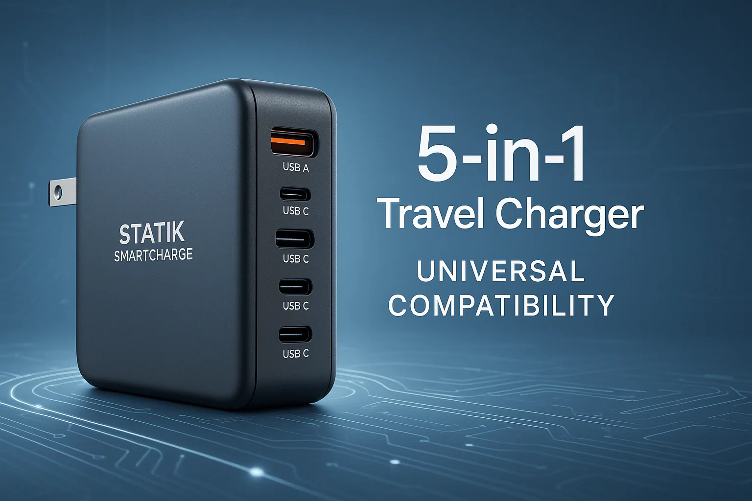 Statik SmartCharge 5-in-1 Travel Charger - Image 9
